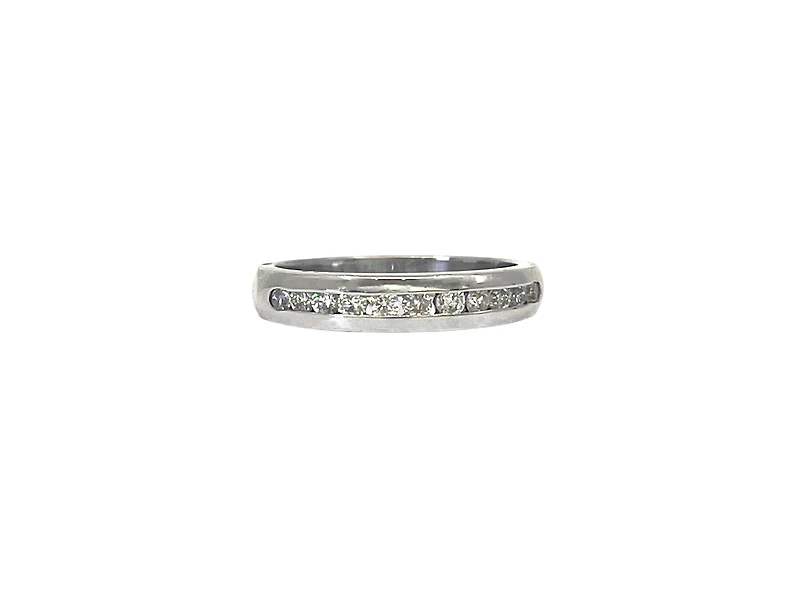 14K White Gold 0.33cttw Diamond Ring - Size 6.5