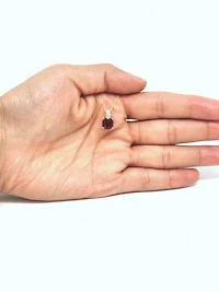 Garnet and Diamond Pendant