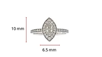 10K White Gold 0.30cttw Diamond Ring - Size 7