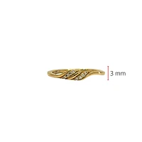 10K Yellow Gold Diamond 0.05cttw Ring, Size 6.5