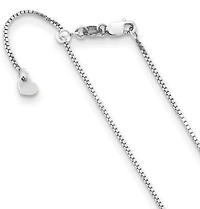Adjustable 14K Gold Box Chain 16" - 22" 1.2mm