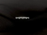18K White Gold & Palladium (hypoallergenic) 0.50cttw Canadian Diamond Ring, 6.5