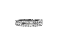 10K White  Gold 0.50cttw Diamond Ring / Band - 4.5