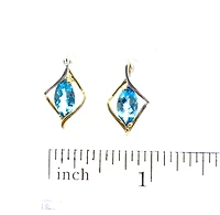 Blue Topaz Earrings