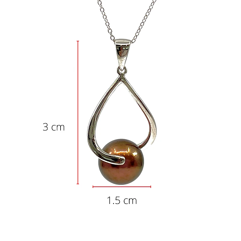 Chocolate Pearl Pendant