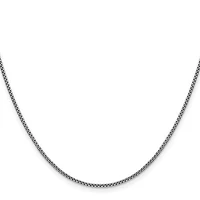 14K Gold 1.5mm Semi-Solid Round Box Chain - /