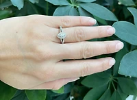 10K White Gold 0.30cttw Diamond Ring - Size 7