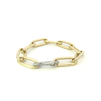 10K Yellow Gold 0.75cttw Diamond Bracelet