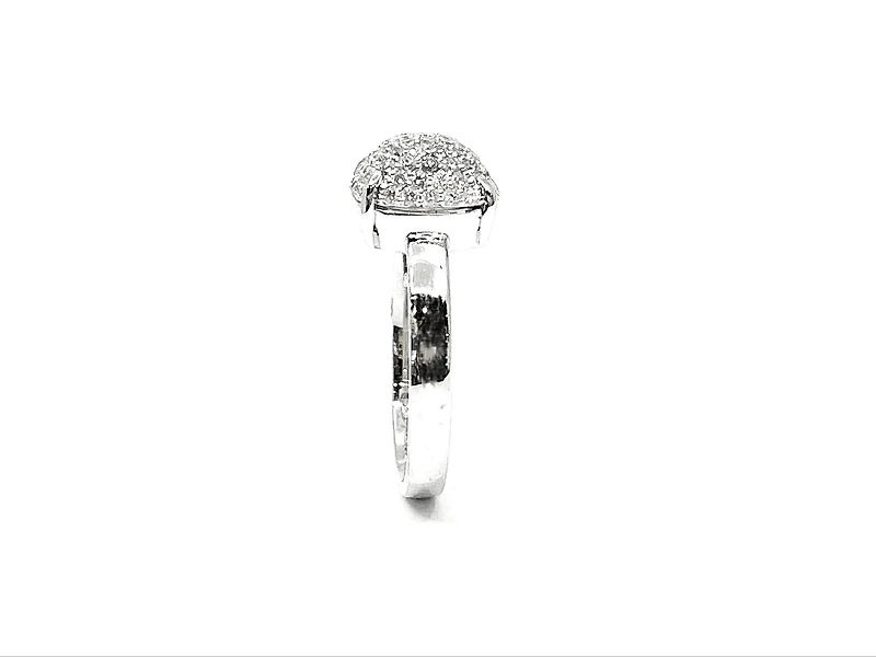 14K White Gold 0.52cttW Diamond Ring