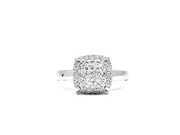 14K White Gold 0.52cttW Diamond Ring