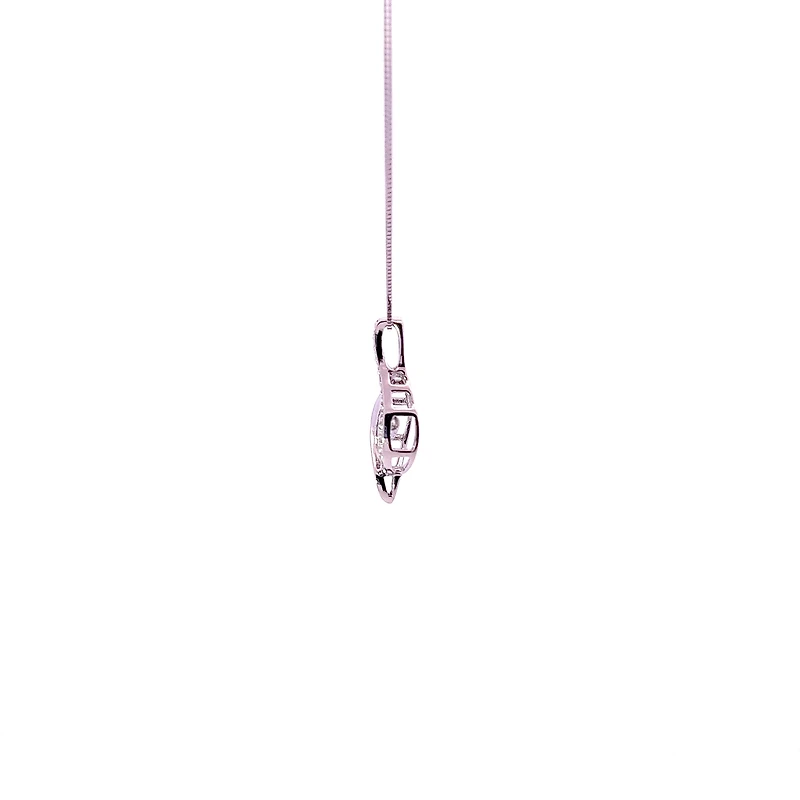 10K Gold 0.25 cttw Diamond Pulse Pendant