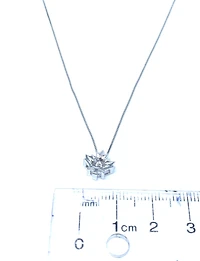 0.146 Canadian Diamond Maple Leaf Pendant - Gold