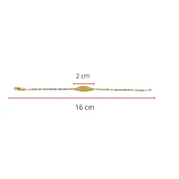 10K Yellow Gold Baby ID Bracelet