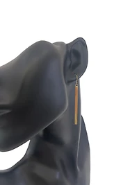 10K Yellow Gold 57mm Earrings