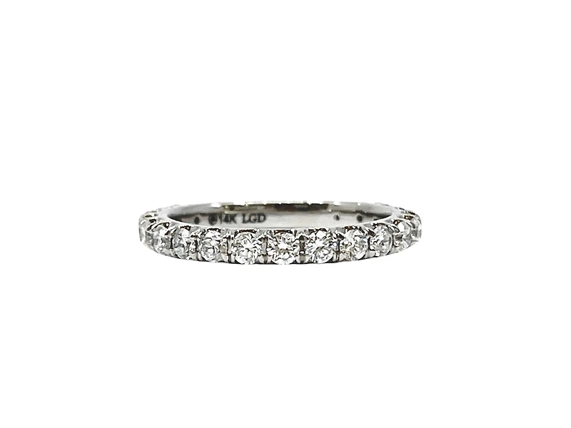 14K White Gold 0.50cttw Lab Grown Diamond Band