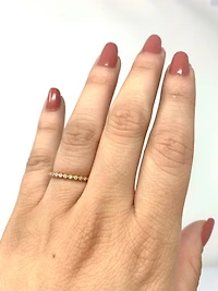 Rose Gold and Diamond Ring