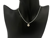 925 Sterling Silver Fresh Water Pearl Strand, 18"
