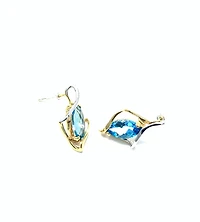 Blue Topaz Earrings