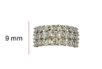 10K 2 Tone Gold 0.25cttw Diamond Ilusion Set Ring - / 4.5