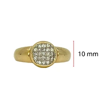 14K Yellow Gold 0.50cttw Diamond Ring - 5