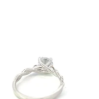 14K Round Brilliant Cut Diamond Ring - Mount Only (No centre diamond) / Gold