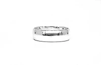Silver 925 High Polish Plain Band 6mm
