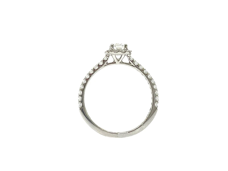 14K Gold 0.84cttw Lab Grown Diamond Engagement Ring - /