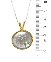 Blue Topaz Pendant