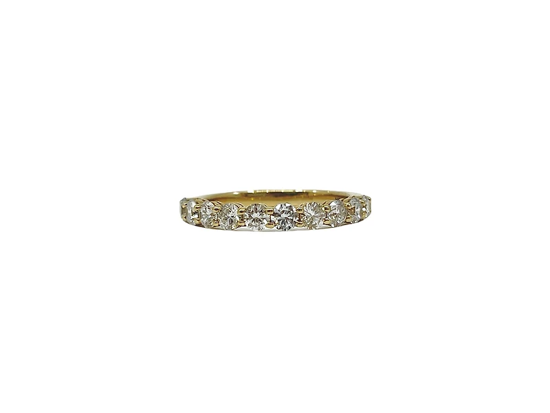 14K Yellow Gold 1.00cttw Lab Grown Diamond Band