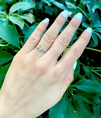 10K Gold 0.01cttw Diamond Love Ring