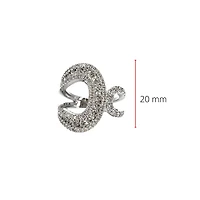 14K White Gold 1.43cttw Diamond Ring- Size 6.5