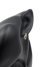 10K Yellow Gold 0.50cttw Diamond Earrings