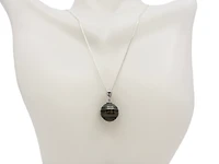 Sterling Silver 12-13mm Tahitian Pearl Pendant - 18"