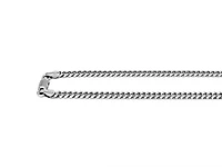 925 Sterling Silver 4.8mm Rhodium Plated Miami Cuban Chain - 22 Inches