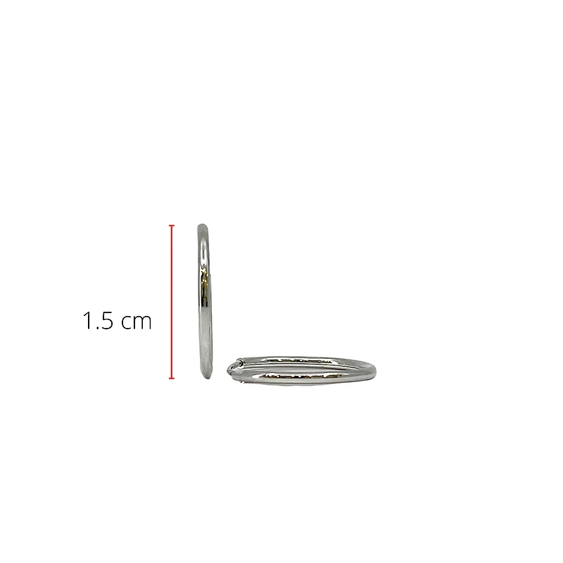 Sterling Silver Sleepers 15mm