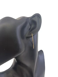 10K Yellow Gold 35mm Earrings
