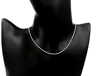 Silver 925 Singapore High Polish 18" Chain