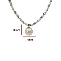 925 Sterling Silver Fresh Water Pearl Strand, 18"