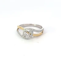 14K Round Brilliant Cut Diamond Ring - / 4.5