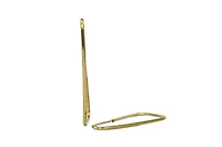10K Yellow Gold 35mm Earrings