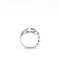 10K White Gold 0.45cttw Diamond Ring, 6.5 - /