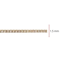 10K Yellow Gold 2.00cttw Diamond Tennis Bracelet