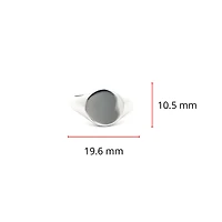 Silver 925 High Polish Engravable Ring