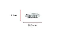 14K White Gold 0.33cttw Diamond Ring, size 6.5