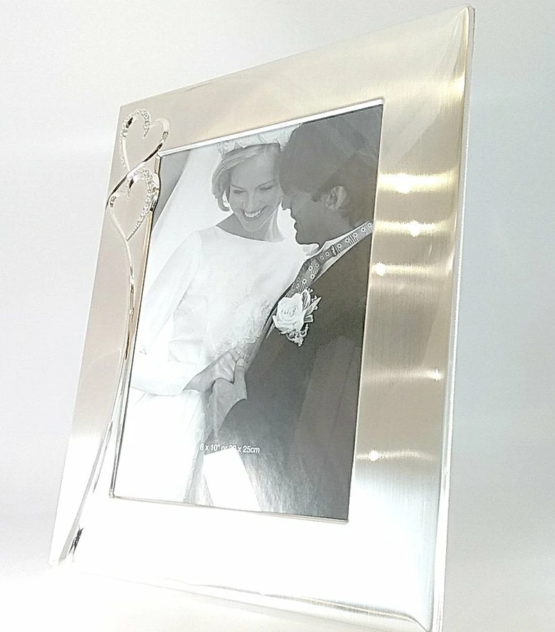 8X11 Frame with Double Heart Design WJ3368
