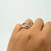 Rose Gold and Diamond Ring