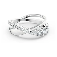 Swarovski Hyperbola ring, Round cut, White