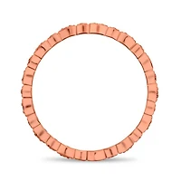 14K White, Yellow or Rose Gold 0.07cttw Diamond Marquise & Dot Eternity Band - 14K White Gold