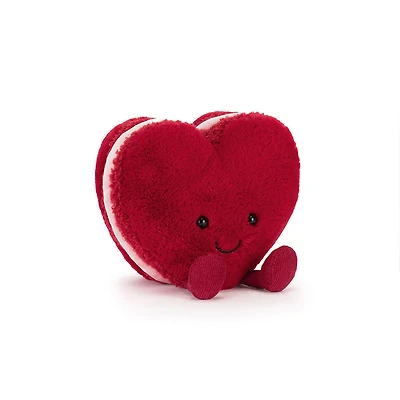 Arlette Red Heart Macaron
