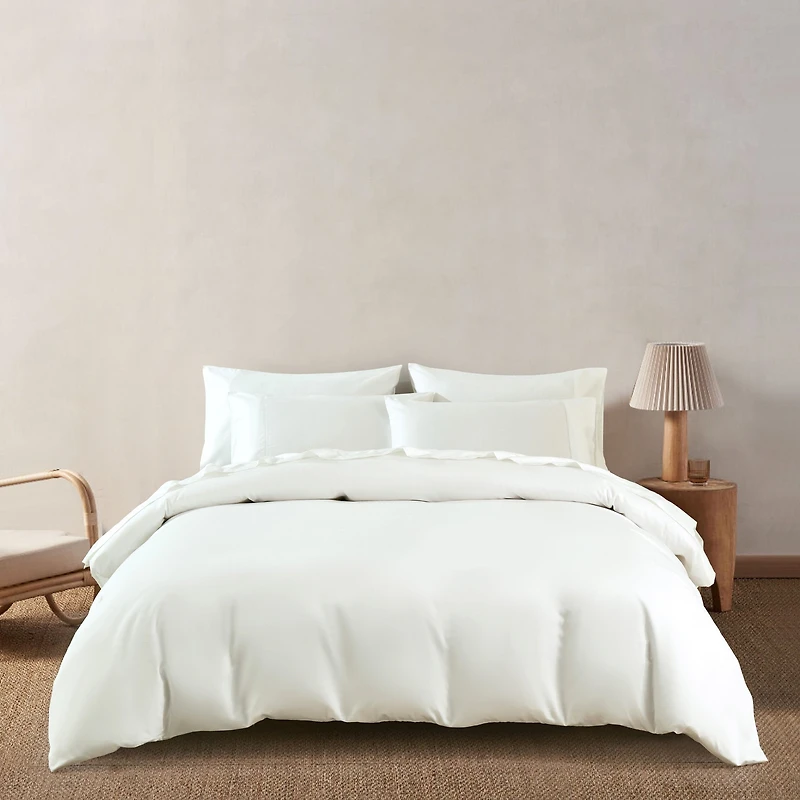 Lace Pima Cotton Duvet Cover Set